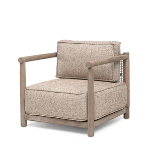 Canapé individuel en bois avec coussins moelleux, design moderne pour appartement, hôtel ou villa - Product Image 3