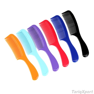 หวีหนีบผมตรงคุณภาพสูงแบบคลาสสิก ผลิตจากพลาสติกอย่างดี สำหรับใช้ในบ้านและเชิงพาณิชย์ ขนาดใหญ่ พร้อมหางหวีสำหรับจัดแต่งทรงผมสำหรับผู้หญิง - Product Image 5