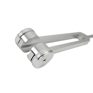 Diapasons de diagnostic nerveux médical de haute qualité, instruments de sonothérapie 128HZ 256HZ, diapasons ORL en alliage d'aluminium noir et argenté - Product Image 6