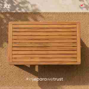 Luxury Solid Teak Wood <b>Foldable</b> Waterproof Outdoor Coffee <b>Table</b> Modern Farmhouse <b>Garden</b> Patio Resort Villa Hotel Furniture - Product Image 1