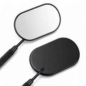 Morje Surgical Stainless Steel Magnifying Wall Mounted <b>Lash</b> <b>Extension</b> Mirror with Telescopic Handle Non-Slip Grip Matte Finish - Product Image 2