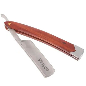 Navaja de Afeitar Recta de Acero Inoxidable para Hombre, para Barbería, para Cejas, Barba y Cabello, Plegable, Herramienta de Peluquería - Product Image 1