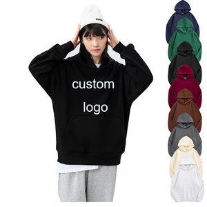 Sweat à capuche en molleton 100% coton 300g, prix d'usine, fabricant, impression de logo personnalisé, coupe classique, unisexe, pour femmes et hommes - Product Image 4