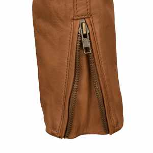 Chaqueta de Cuero Genuino de Piel de Oveja para Mujer, Chaqueta de Motocicleta para Invierno y Primavera, Abrigo de Cuero Genuino para Primavera y Otoño - Product Image 5