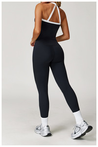 Wholesale New Yoga Wear 2-piece <b>Set</b> <b>Sports</b> Training Jogging <b>Set</b> Custom logo Pilates Fitness Exercise <b>Set</b> for Women Factory Rate - Product Image 4
