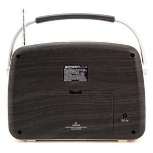 Radio retrò portatile con batteria ricaricabile integrata comodo dispositivo Mobile - Product Image 2