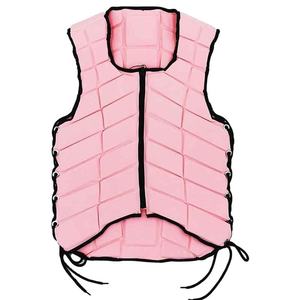 Unisex Equestrian Safety Vest Sleeveless Black Neoprene With Pockets Zipper Closure Breathable Mesh Design - Product Image 1