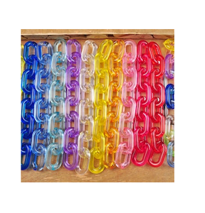 Cadena de Eslabones de Resina con Logotipo Personalizable, Hecha a Mano para Diwali, Cumpleaños, Bodas y Otras Ocasiones, Cadena de Eslabones de Resina Epoxi - Product Image 2