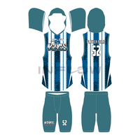 Maillots de football américain 7 contre 7 respirants, uniformes de compression 7v7 100% polyester, ensembles grandes tailles à bas prix