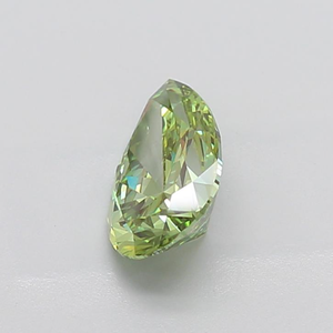 Diamant vert de 1 carat, taille poire, exquis, rare, de couleur fantaisie, brillant, diamant non monté pour des créations de bijoux de luxe sur mesure - Product Image 2