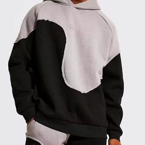 Ensemble de survêtement décontracté oversize pour homme, avec logo personnalisé, nouveau style 2026, tenue de sport tendance, veste et pantalon légers pour l'entraînement - Product Image 6