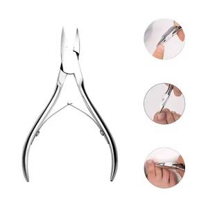 Coupe-ongles professionnel en acier inoxydable à mâchoires plates, ouverture large de 12,5 mm, lame tranchante pour le soin des ongles des doigts, usage adulte - Product Image 5