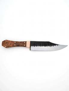 Herramienta Artesanal de Acero Forjado con Mango de Madera de Burl, Pieza Ejecutiva de Exhibición - Product Image 1