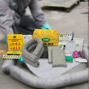 Industrial Universal Spill Kit 45 Liter Travel Bag Absorbent Pads <b>Socks</b> Spill Response Kit for Oil Chemical Industry Warehouse - Product Image 1