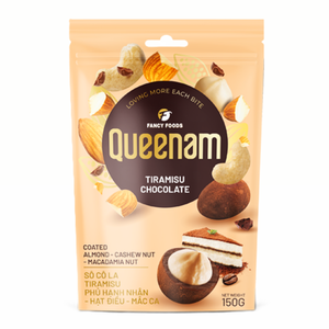 Dragee Chocolate Snack Candy Premium Quality Chocolate HALAL OEM/ODM Tiramisu Chocolate Coated Almond Cashew <b>Macadamia</b> <b>Nuts</b> 150G - Product Image 1