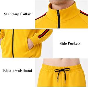 Survêtement professionnel personnalisé pour athlètes, en polyester respirant, veste d'échauffement d'équipe avec poches latérales pour l'entraînement - Product Image 3