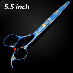 High Quality 420 Stainless Steel Barber Scissors Steel Handle Sharp <b>Edge</b> Beauty Hair Cutting <b>Tool</b> - Product Image 6