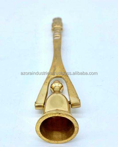 Metal <b>Candle</b> Snuffer Handmade <b>Gold</b> Plated <b>Candle</b> Snuffer Good Quality Bell Shape Top Pineapple by Azora Industries - Product Image 4