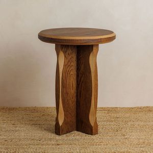 Table d'appoint polyvalente en bois, meuble d'appoint multifonctionnel, idéal pour la chambre à coucher, le salon, le bureau, la décoration intérieure - Product Image 4