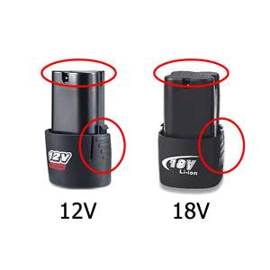 Llave de Trinquete Eléctrica Recargable de 12V, Herramientas Eléctricas con Paquete de Baterías de Iones de Litio - Product Image 2