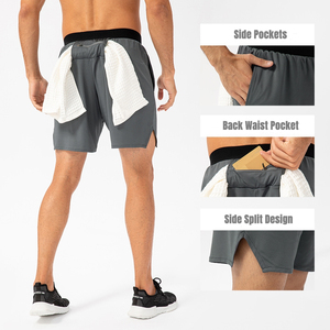 Shorts de course athlétiques personnalisés pour hommes, shorts de sport légers, fabricant Pakistan, OEM, exportation mondiale - Product Image 6