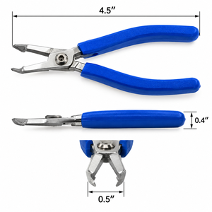 Pince coupante angulaire à mâchoires en carbure de tungstène, outil de coupe de précision pour fils ZetomedPro - Product Image 3