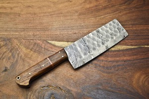 Couteau Viking en acier Damas, couteau Viking forgé à la main sur mesure pour trancher les aliments, couteau Damas fait main pour la cuisine - Product Image 5