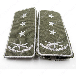 High Quality For Albania Uniform Epaulets Shoulder Board Rank Badge Insignia Customized Shoulder Badge - Product Image 6