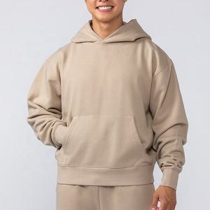 Sweat à capuche OEM en coton épais pour hommes, idéal pour les marques de streetwear, commande en gros, livraison rapide - Product Image 3