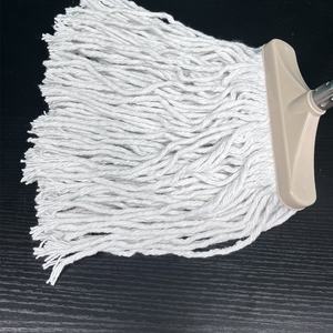 Cotton String <b>Mop</b> with Stainless Steel Rod Clamping Type Yarn <b>Mop</b> Dust Free Home Cleaning - Product Image 6