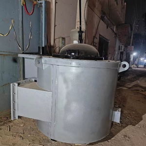 Horno de Fusión de Aluminio a Gas con Capacidad de 100 KG, Crisol de Carburo de Silicio y Panel de Control, Diseño Industrial - Product Image 2