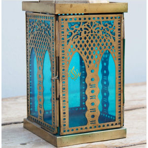 Lanterne artisanale de style arabe en acier inoxydable avec verre et poignée métallique, nouveau porte-bougie et pot pour mariage au prix le plus bas - Product Image 6