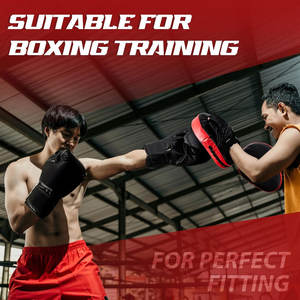 Set de Entrenamiento de Boxeo, 2 Pares de Guantes de Boxeo de 8 oz y 4 Almohadillas de Entrenamiento para Adultos, Niños y Adolescentes, para Kickboxing y Karate - Product Image 5