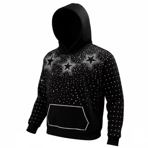 Sudadera con capucha gris deslavada con efecto desgastado por el sol, de algodón grueso, oversize, estilo streetwear, para hombre y mujer, de corte holgado, con cremallera completa. - Product Image 4