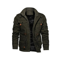 Veste polaire formelle haut de gamme, col montant, logo frontal, coupe-vent, imperméable, décontractée, pour l'extérieur, hiver, personnalisable, épaisse, rembourrée, unisexe