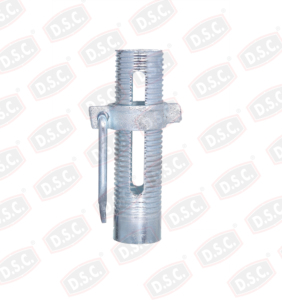 Manguito de sujeción Delite con tuerca para encofrado de hormigón, ajustable, de acero de alta resistencia, para construcción - Product Image 1