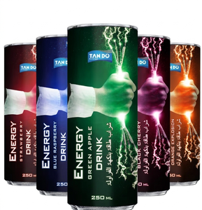 Premium energy drink in cans, designed for OEM and custom packaging <b>solutions</b>. - Product Image 1