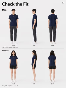 Camiseta Casual de Manga Corta para Hombre, Lisa, de Tela Jersey de Algodón/Spandex, Transpirable, de Secado Rápido, Ecológica, Hecha en Bangladesh - Product Image 5