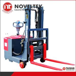 Carretilla elevadora eléctrica apiladora Walkie contrapesada avanzada de 1 tonelada/4000 altura de paleta con sistema de CA - Product Image 4