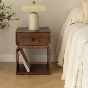 Mesita de noche Vandana Nova Arion 40x35 cm en madera Ferni - Product Image 1