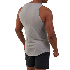 Nueva Camiseta Deportiva Personalizada de Moda, 100% Algodón Ecológico, Secado Rápido, Transpirable, para Hombre, para Entrenamiento, Yoga, Venta al Por Mayor - Product Image 2