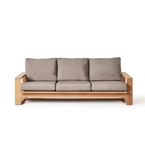 Modern Teak Outdoor <b>Sofa</b> Set with Cushions – Luxury Garden Furniture Set for Patio, Villa & Resort Projects - Product Image 2