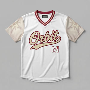 Camiseta de Béisbol Sublimada con Diseño Personalizado, Cierre de Botones, Tejido de Malla Transpirable, Impresión de Alta Densidad, Ropa Deportiva para Equipos - Product Image 1