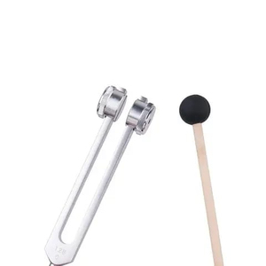 Ensemble de diapasons en alliage d'aluminium pour la méditation et la pratique musicale, conception multi-fréquences avec étui de rangement portable - Product Image 2