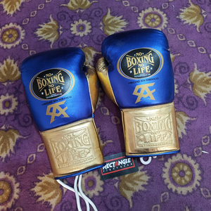 Custom No Boxing no Life Boxing <b>Gloves</b> Cowhide Leather Laced Boxing <b>Gloves</b> Training Sparring <b>Moisture</b> Wicking Quick Dry OEM Bulk - Product Image 3