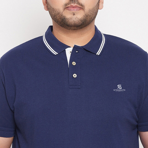 Camiseta de Golf de Manga Corta Casual y Transpirable de Algodón Premium para Hombre, Diseño de Polo de Color Sólido de Alta Calidad, Fabricante OEM - Product Image 6