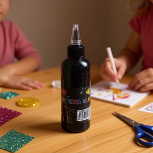 Colla Glitterata ILAN 120G con Polvere Nera e Oro per Progetti Artistici e Fai-da-Te - Product Image 2