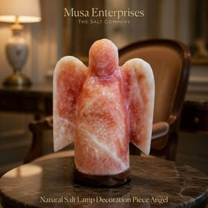 Lampe de Sel Rose de l'Himalaya Naturelle Musa Enterprises Musa-HSL-01, Faite à la Main, en Cristal de Roche, Veilleuse, Purificateur d'Air Portable - Product Image 5