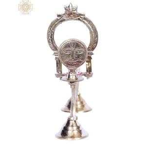 โคมไฟทองเหลือง upachara 8นิ้วทำด้วยมือของตกแต่งบ้านผลิตในอินเดีย - Product Image 1