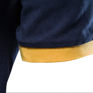 Chemises polo décontractées pour hommes, nouvelle collection, design tendance, logo personnalisé, couleur unie, respirantes, pour hommes - Product Image 3